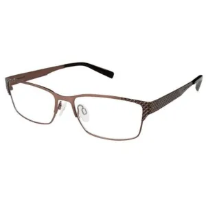 Eddie Bauer Women's Eyeglasses - Brown Metal Rectangular Frame | EDDIE BAUER 32203 BR