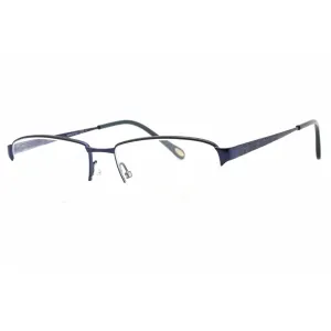 Emozioni Women's Eyeglasses - Blue Metal Half Rim Rectangular Frame | EM 4405 0PJP 00