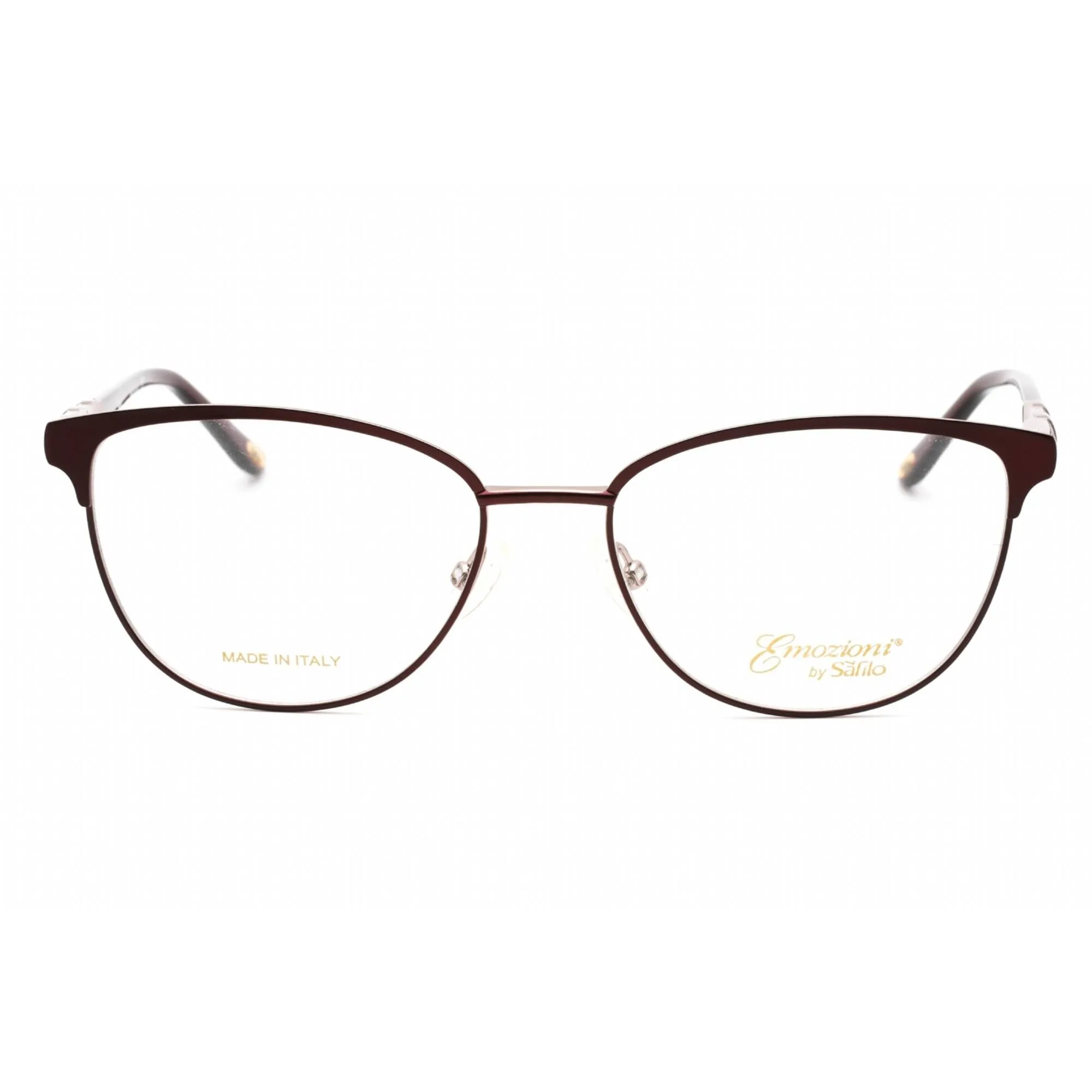 Emozioni Women's Eyeglasses - Plum Lilac Cat Eye Full Rim Frame | EM 4399 0OQ5 00