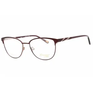 Emozioni Women's Eyeglasses - Plum Lilac Cat Eye Full Rim Frame | EM 4399 0OQ5 00