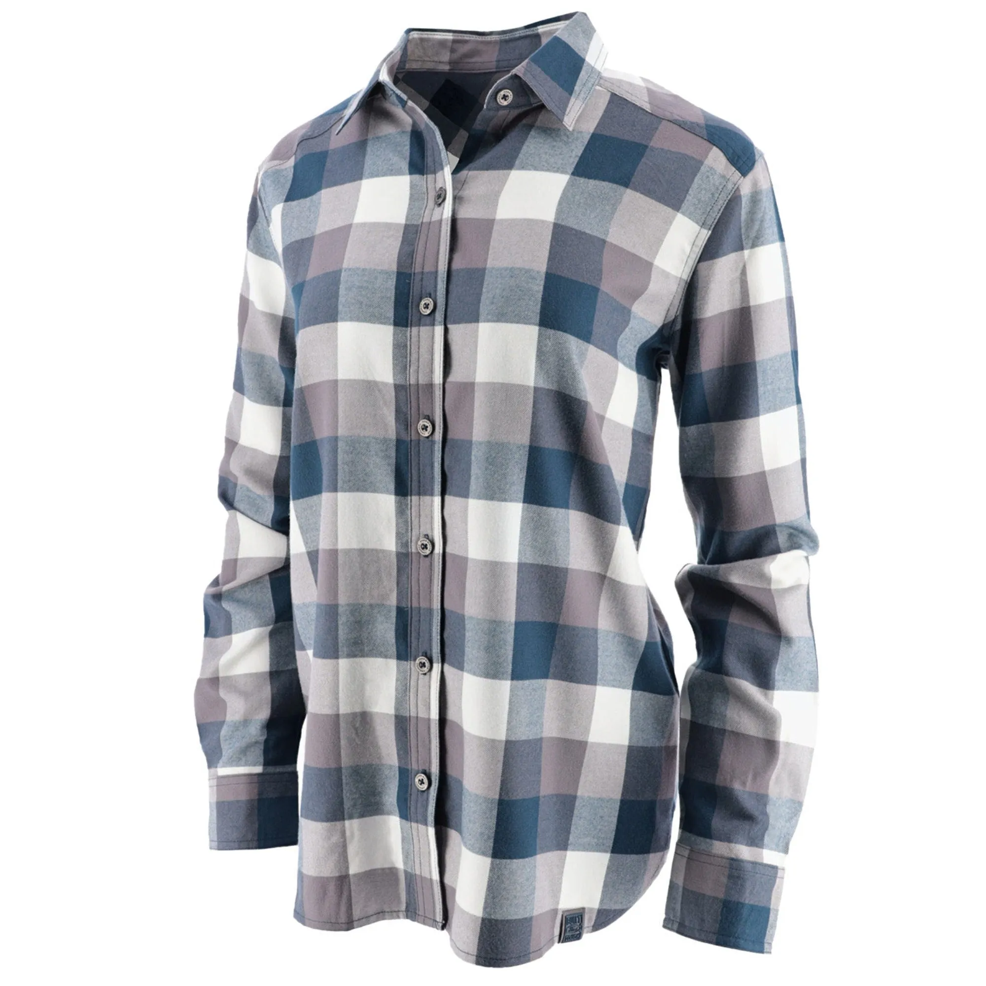 Ford Trucks Women's Built Ford Tough Button Up Plaid Shirt
