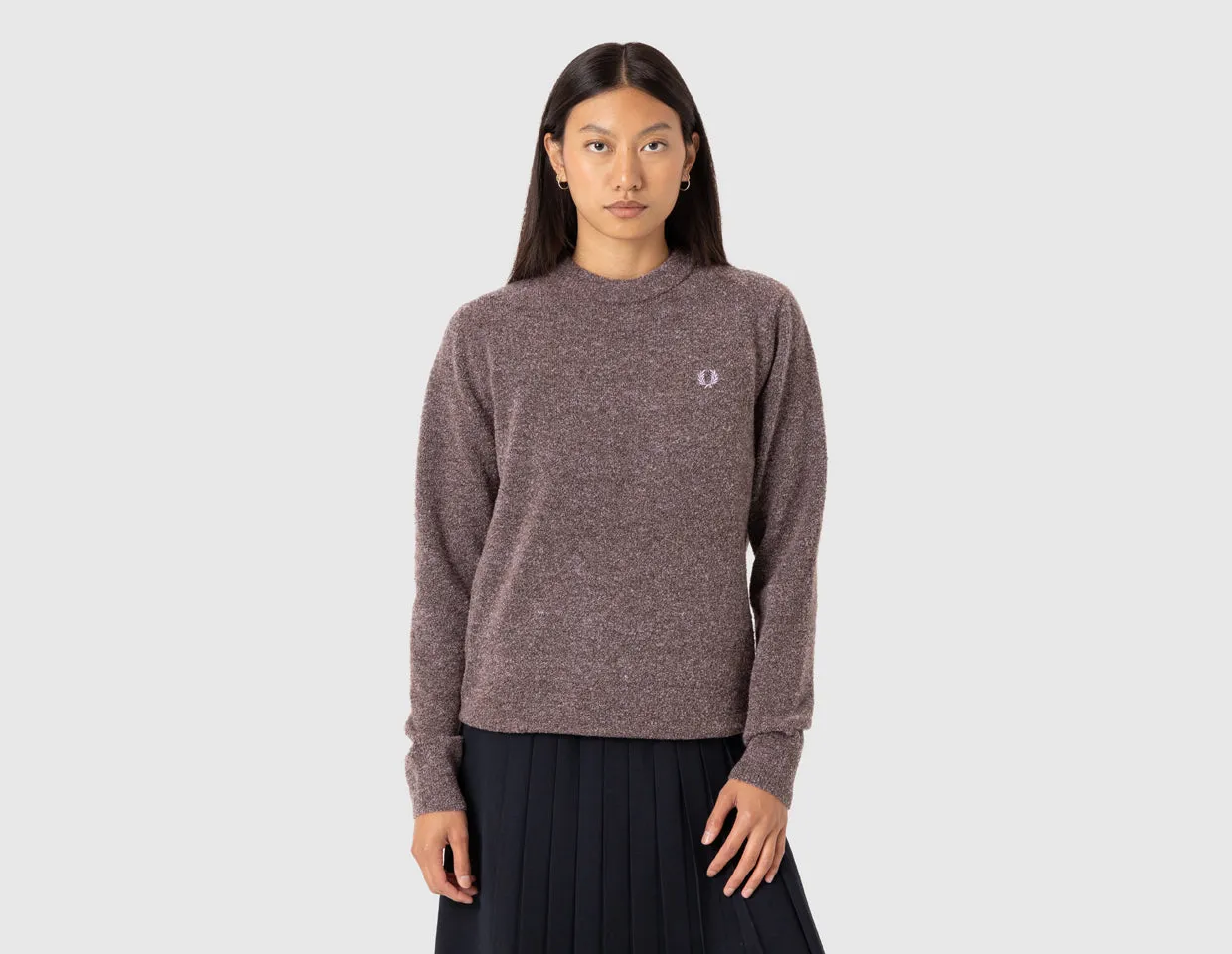Fred Perry Women's Jumper Road Brick / Ultra Violet