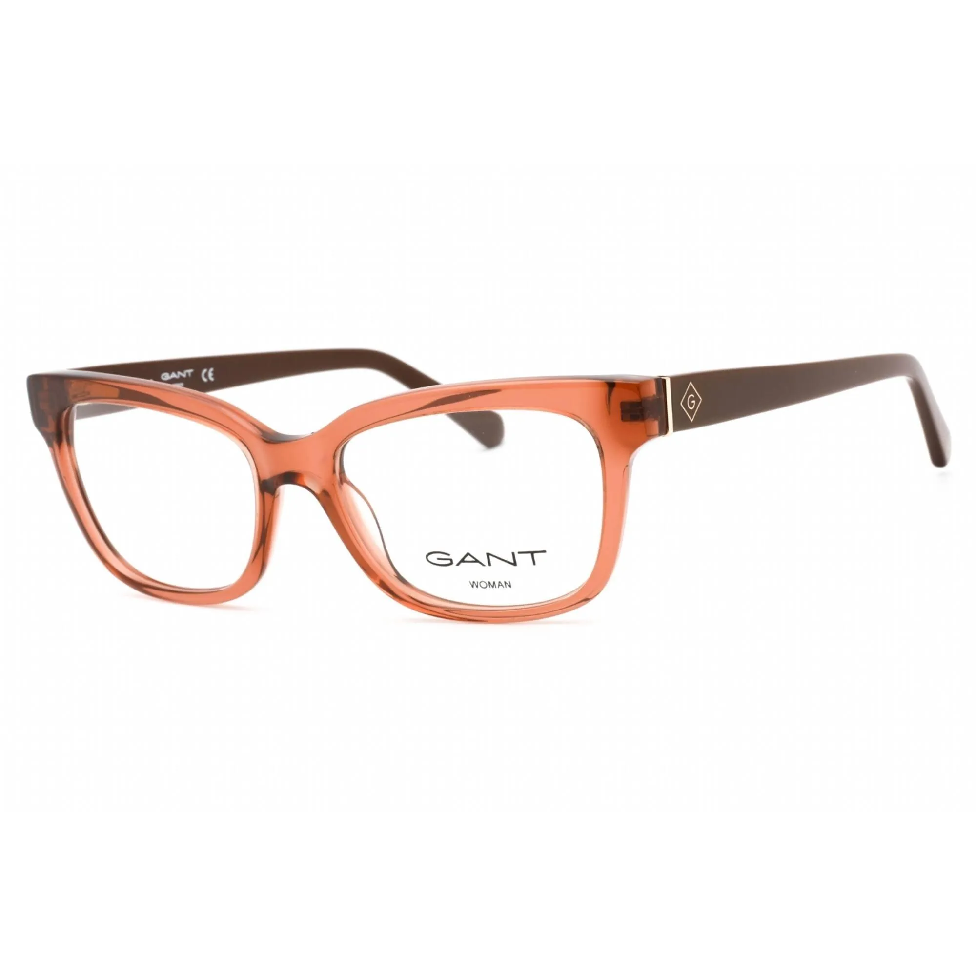 Gant Women's Eyeglasses - Light Brown/Other Full Rim Rectangular Frame | GA4140 047
