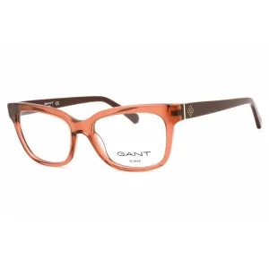 Gant Women's Eyeglasses - Light Brown/Other Full Rim Rectangular Frame | GA4140 047