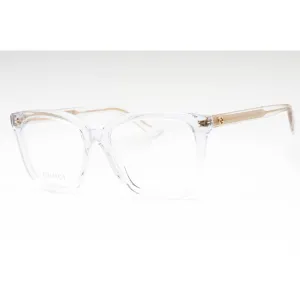 Gucci Women's Eyeglasses - Crystal Plastic Square Shape Full Rim Frame | GG1319O 003