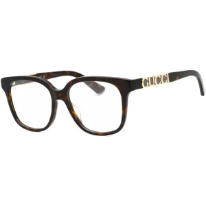 Gucci Women's Eyeglasses - Havana Cat Eye Full Rim Plastic Frame | GG1192O 005