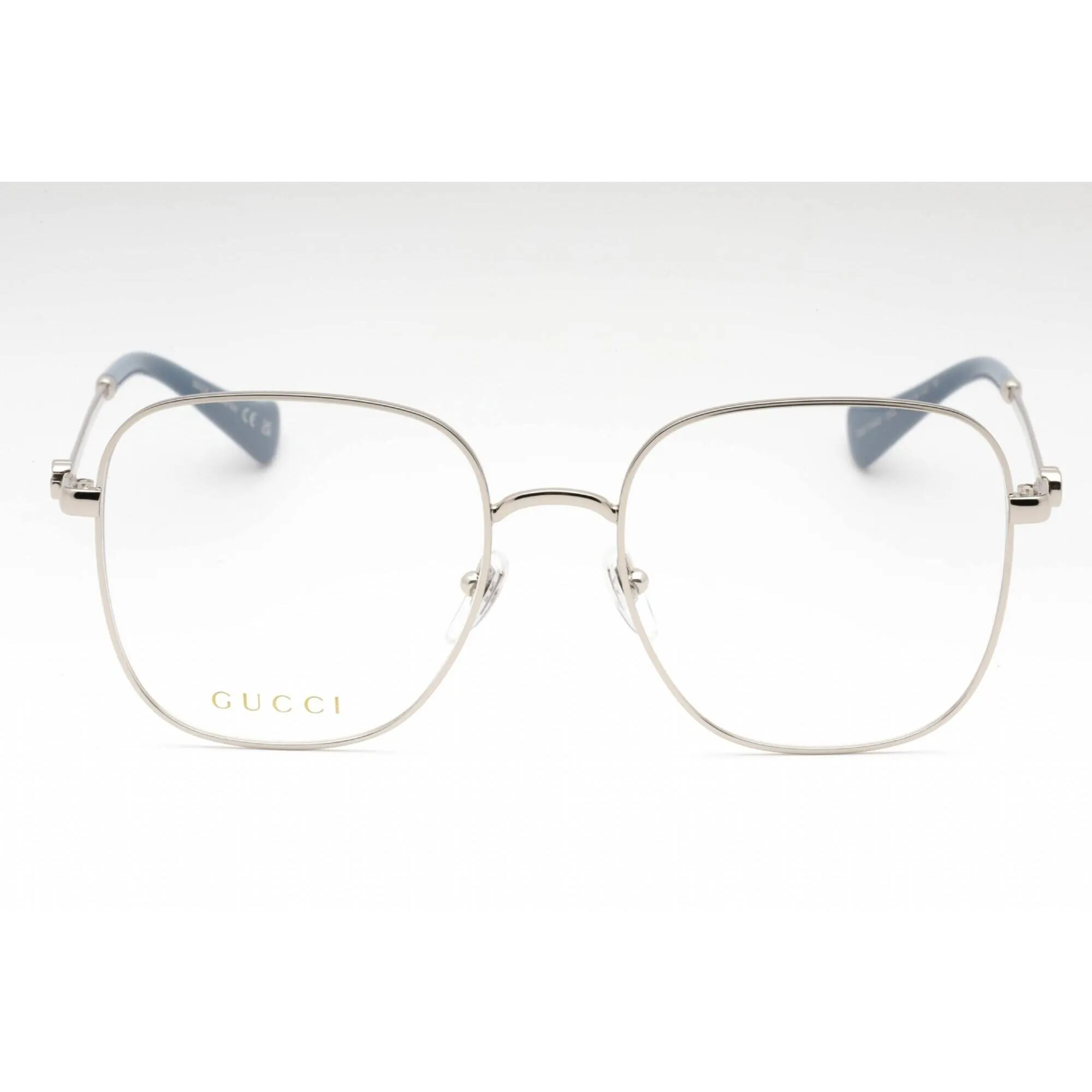 Gucci Women's Eyeglasses - Silver Butterfly Full Rim Metal Frame | GG1144O 002
