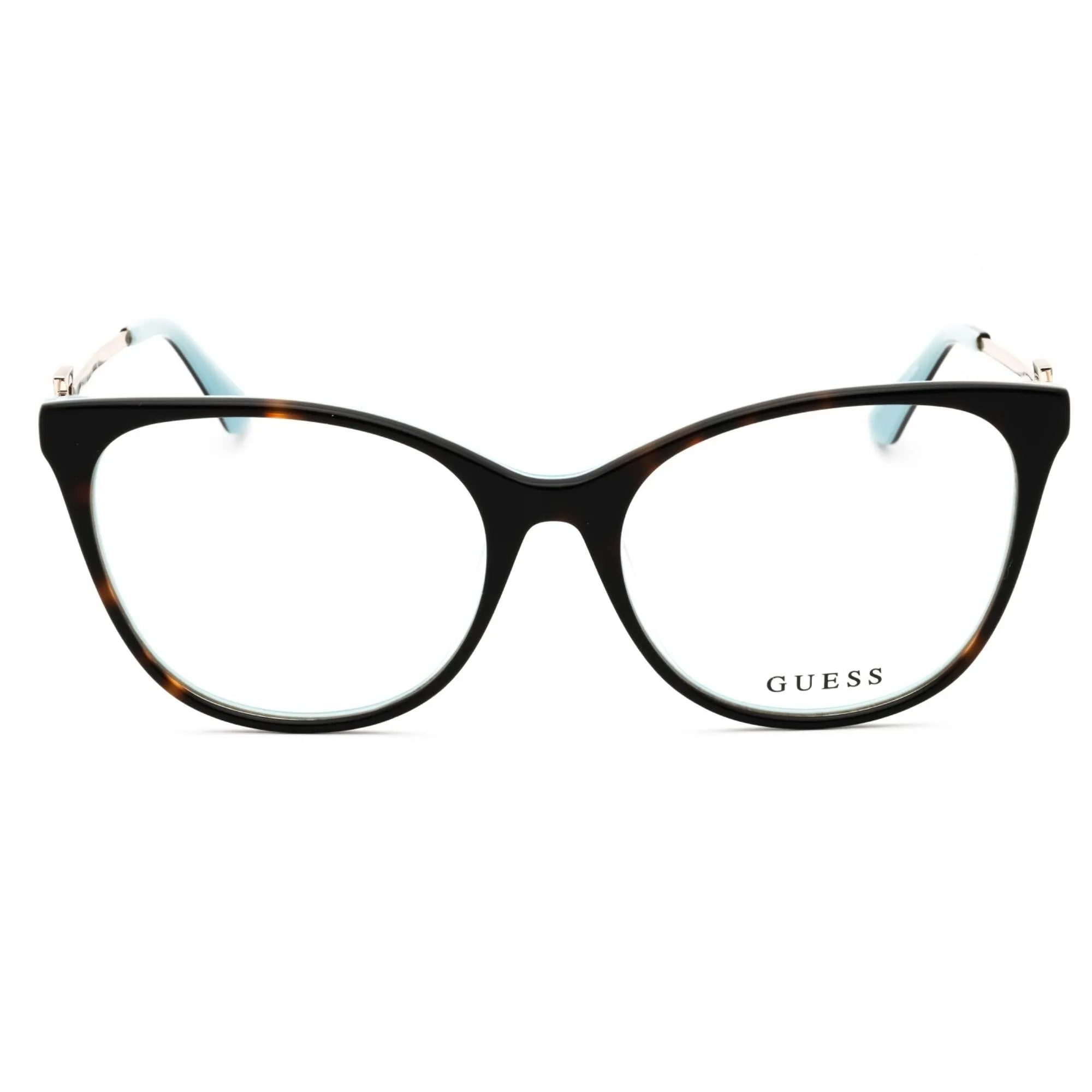 Guess Women's Eyeglasses - Dark Havana Acetate Cat Eye Full Rim Frame | GU2899 052