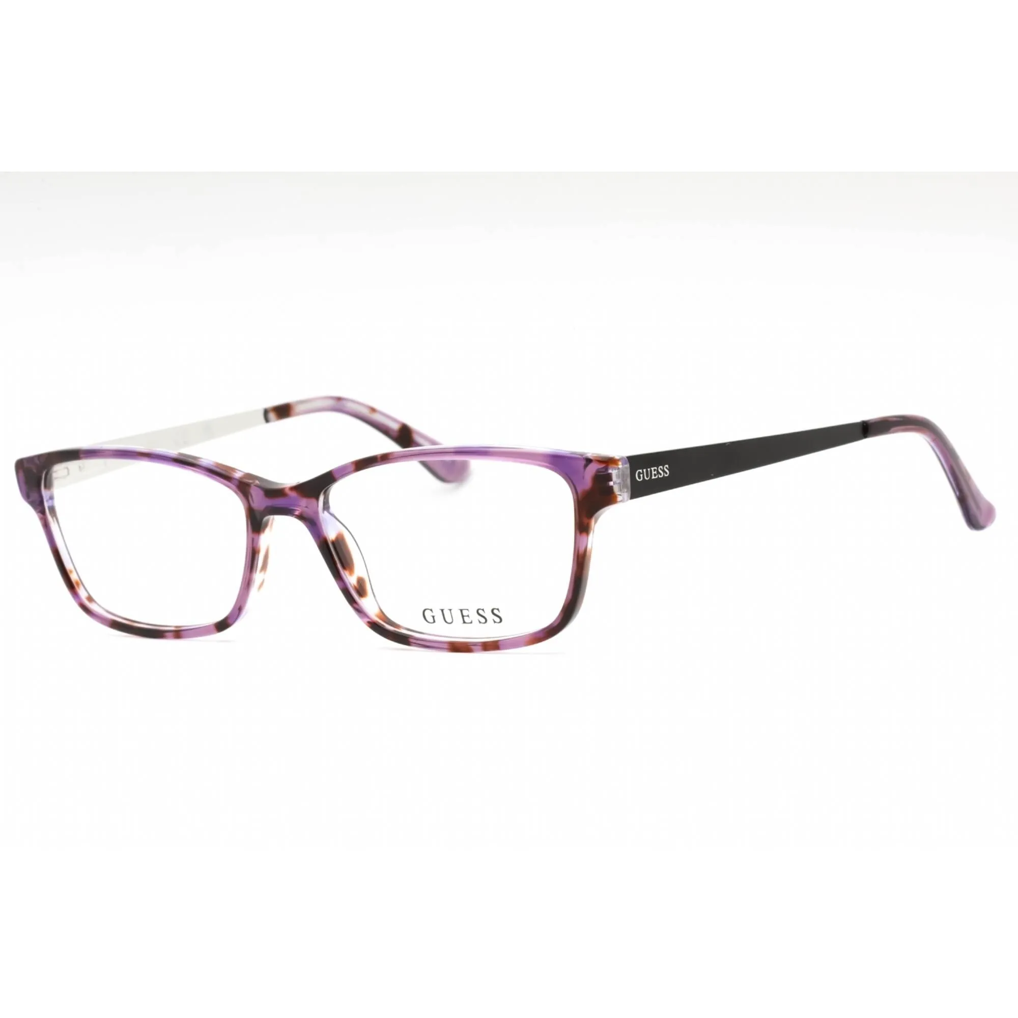 Guess Women's Eyeglasses - Violet/Other Plastic Rectangular Full Rim | GU2538 083