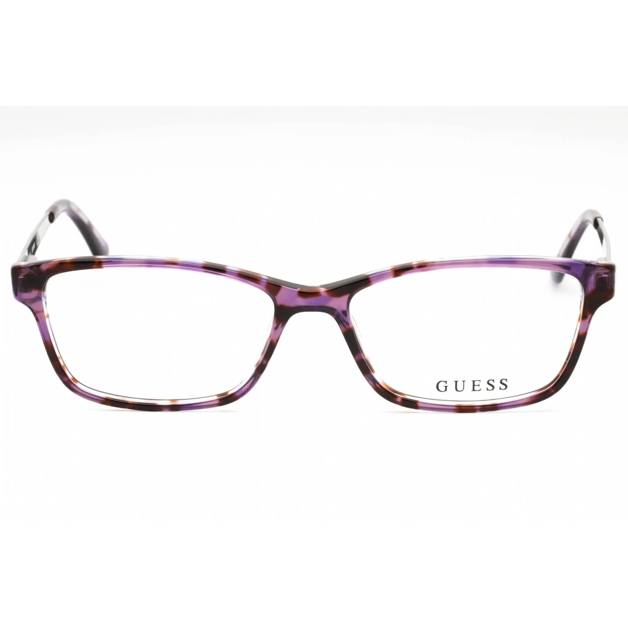 Guess Women's Eyeglasses - Violet/Other Plastic Rectangular Full Rim | GU2538 083