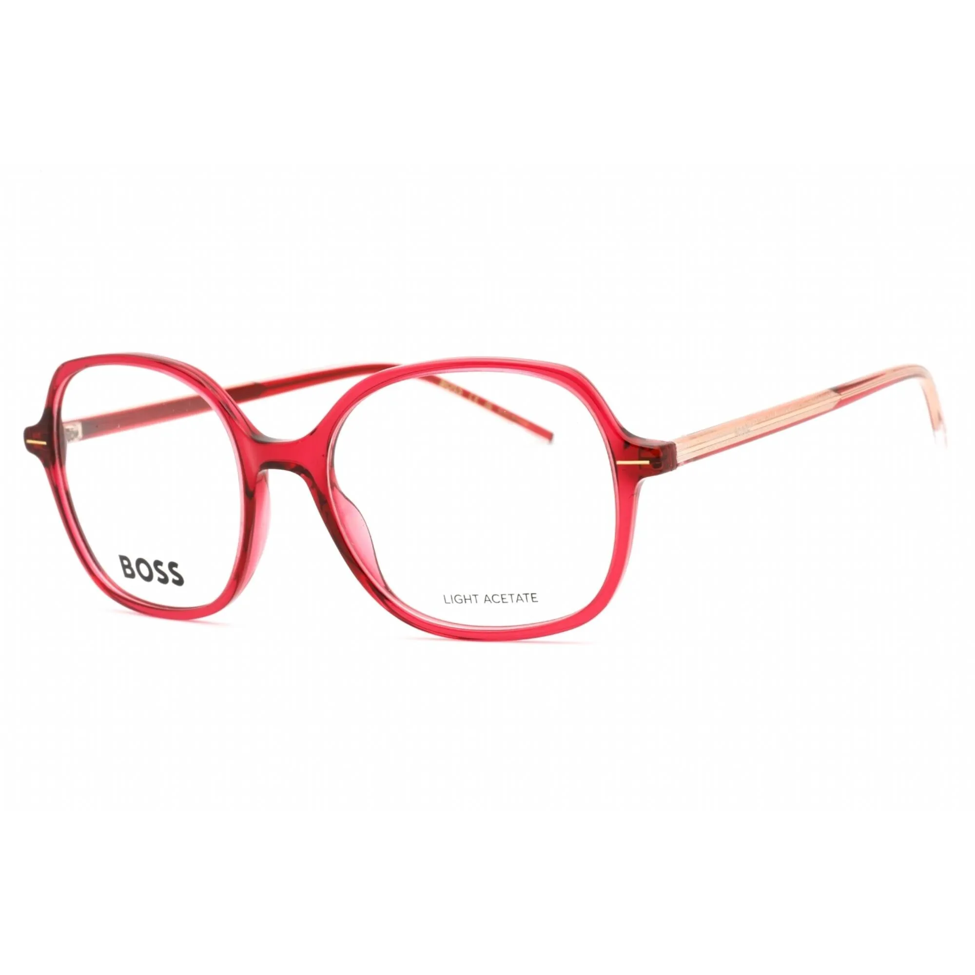 Hugo Boss Women's Eyeglasses - Burgundy Butterfly Full Rim Frame | BOSS 1525 0LHF 00