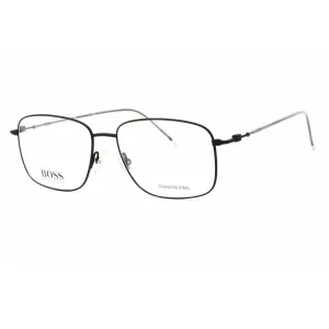 Hugo Boss Women's Eyeglasses - Matte Black Metal Rectangular Frame | BOSS 1312 0003 00