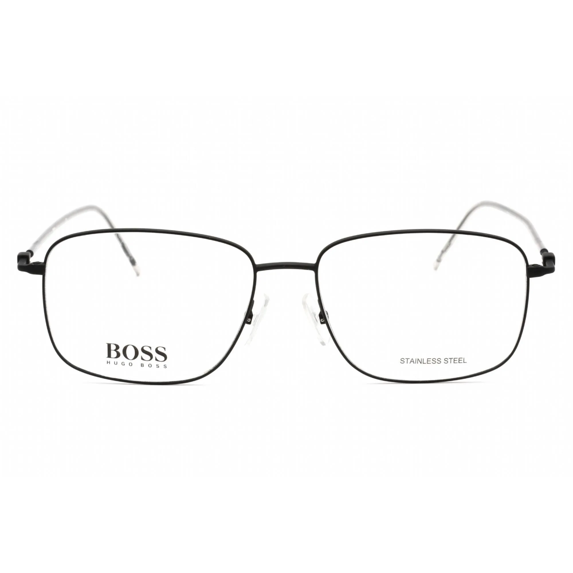 Hugo Boss Women's Eyeglasses - Matte Black Metal Rectangular Frame | BOSS 1312 0003 00