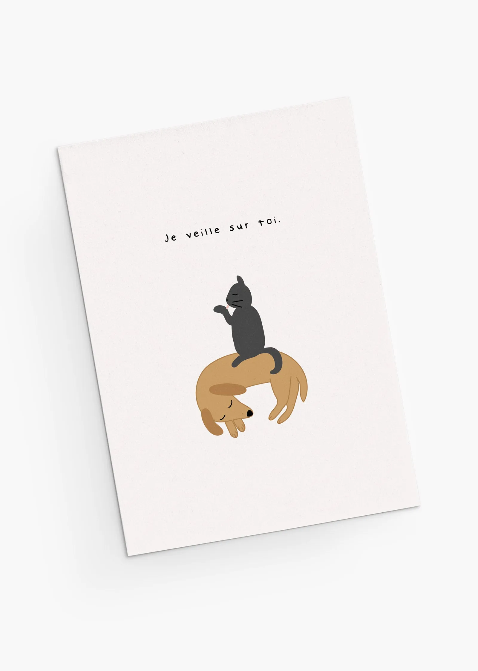 Je veille sur toi - Greeting Card