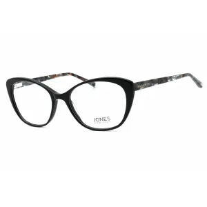 Jones New York Women's Eyeglasses - Black Acetate Cat Eye Full Rim Frame | J774 0BLA
