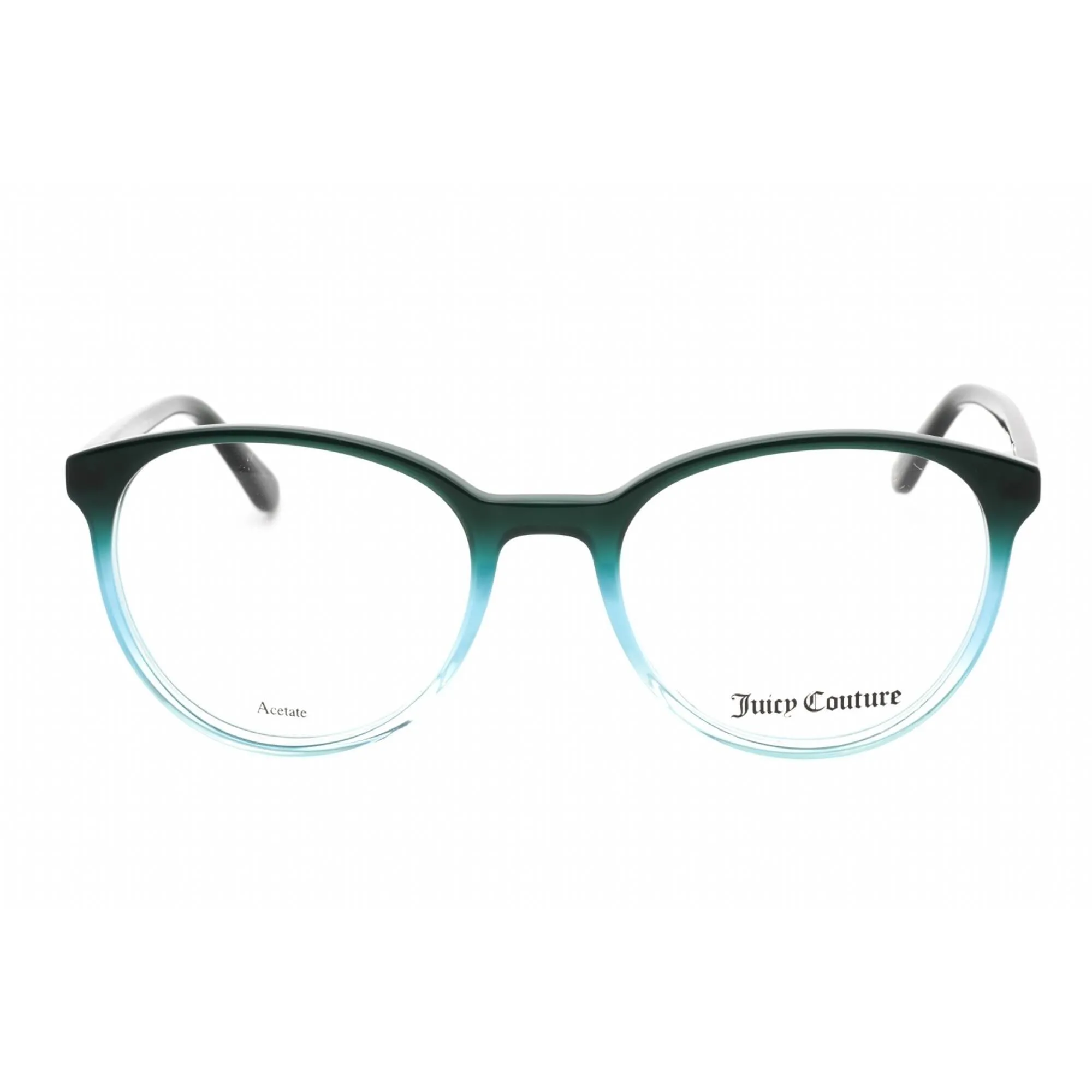 Juicy Couture Women's Eyeglasses - Teal Oval Full Rim Plastic Frame | JU 239 0ZI9 00