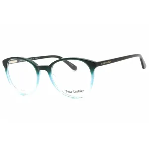 Juicy Couture Women's Eyeglasses - Teal Oval Full Rim Plastic Frame | JU 239 0ZI9 00