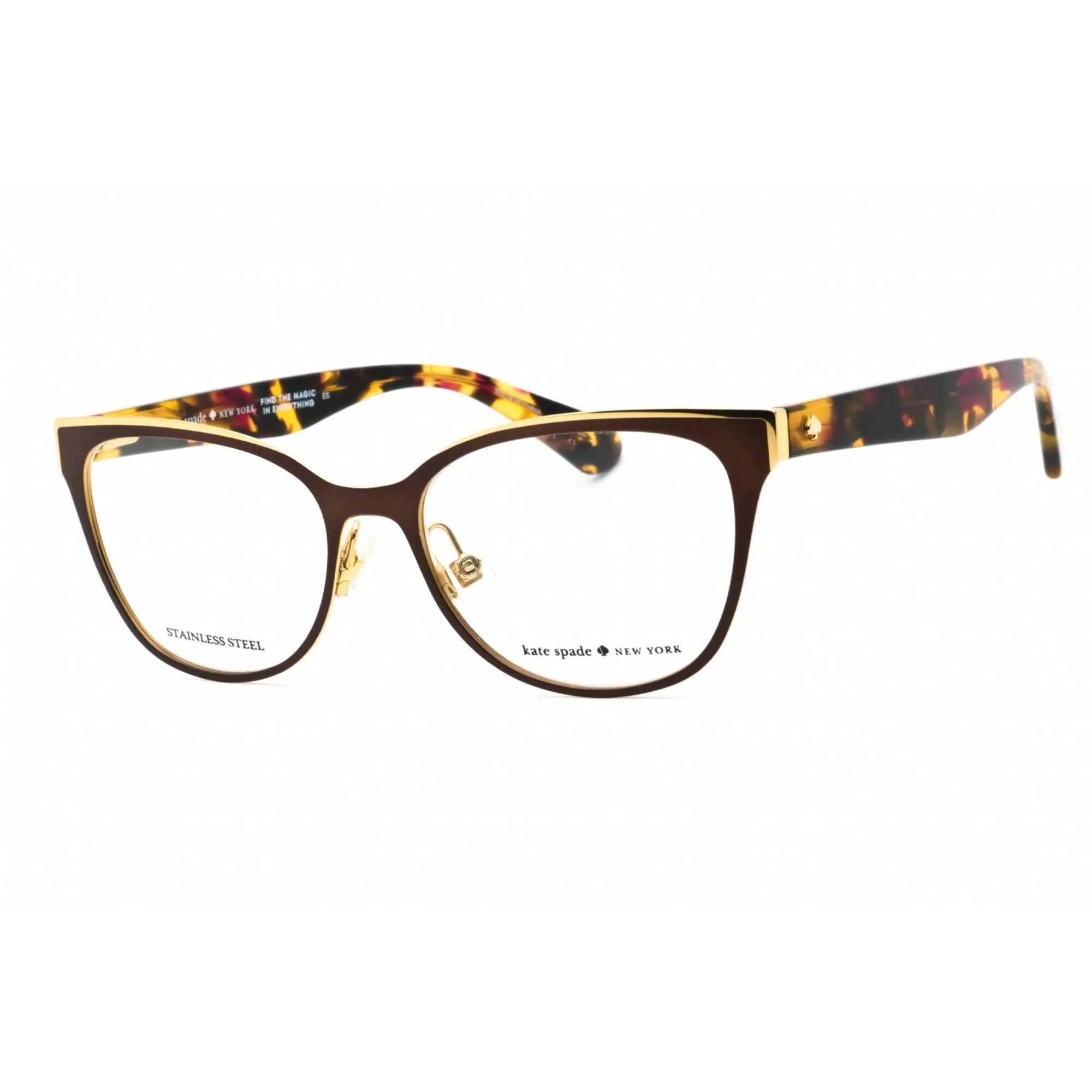 Kate Spade Women's Eyeglasses - Brown Havana Cat Eye Full Rim Frame | Vandra 0WR9 00