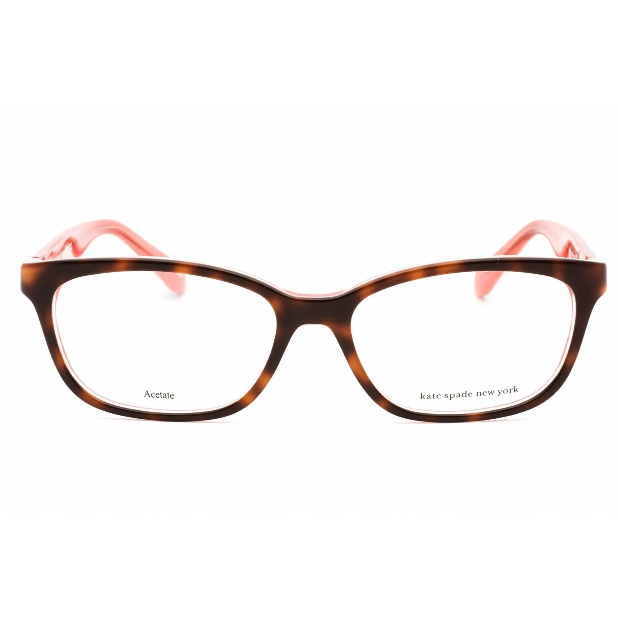 Kate Spade Women's Eyeglasses - Clear Lens Havana Pink Rectangular | Brylie 0QTQ 00