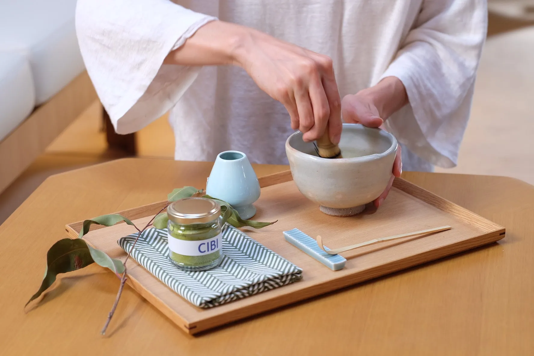 Kayo Sansui Matcha Bowl (Chawan)