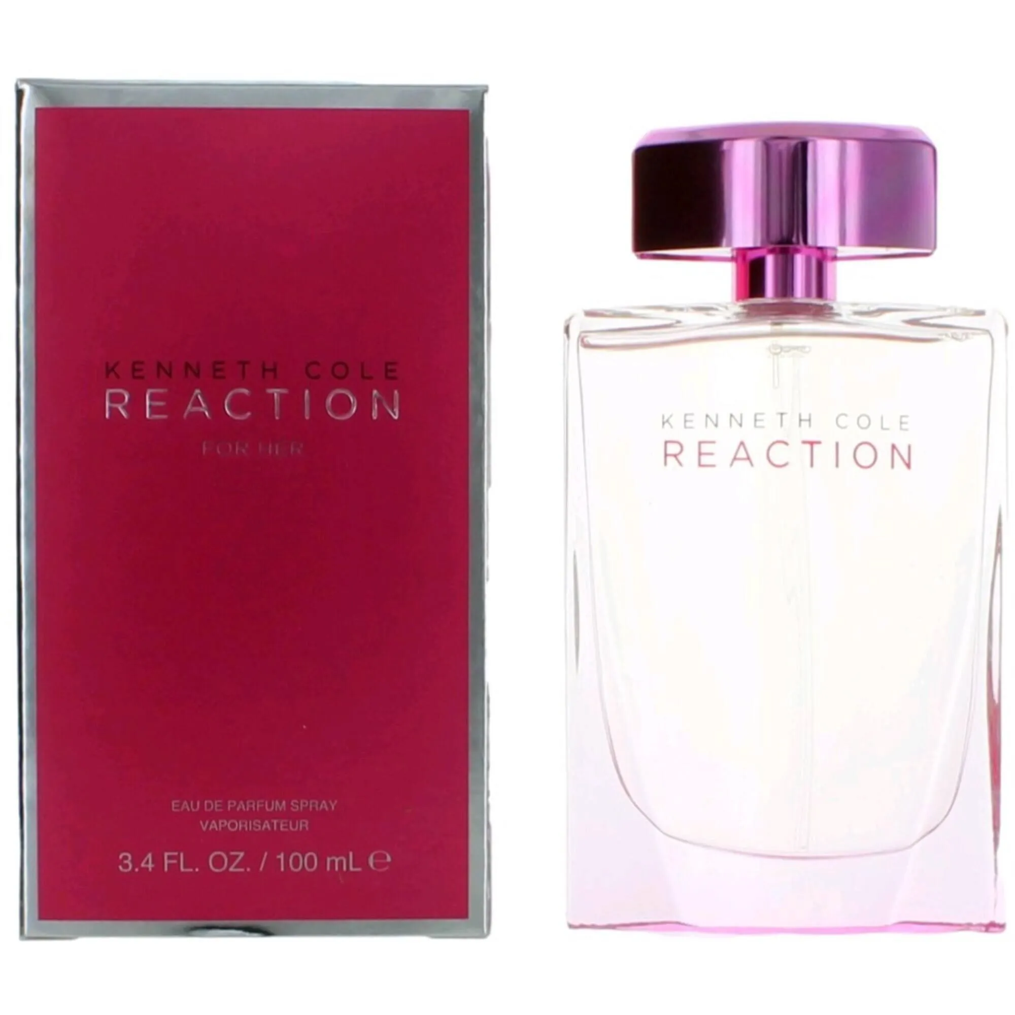 Kenneth Cole Women's Eau De Parfum Spray - Reaction Fresh Fragrance Notes, 3.4 oz
