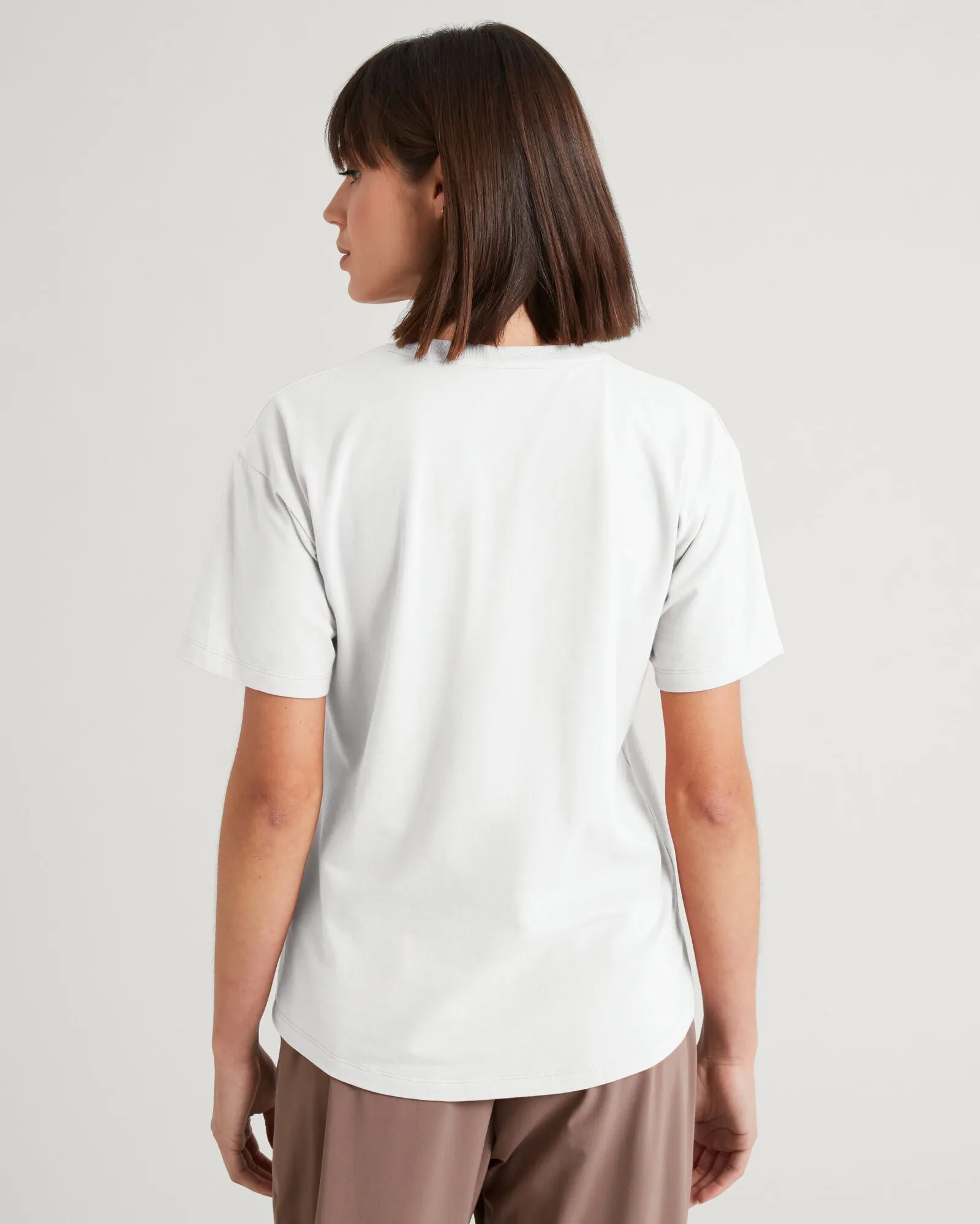 KMD Women's Short Sleeve T-shirt - White
