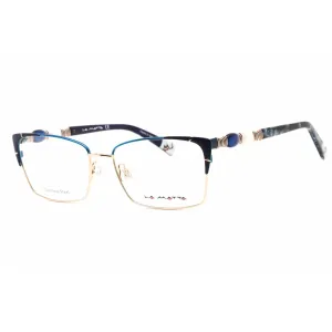 La Matta Women's Eyeglasses - Full Rim Rectangular Multicolor Plastic | LMV3286 C2