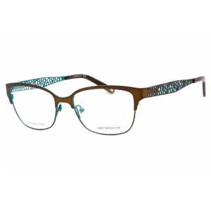 Liz Claiborne Women's Eyeglasses - Brown Green Rectangular Metal Frame | L 643 0XL7 00