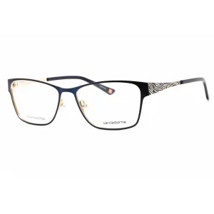 Liz Claiborne Women's Eyeglasses - Semi Matte Navy Metal Rectangular | L 665 0E8W 00