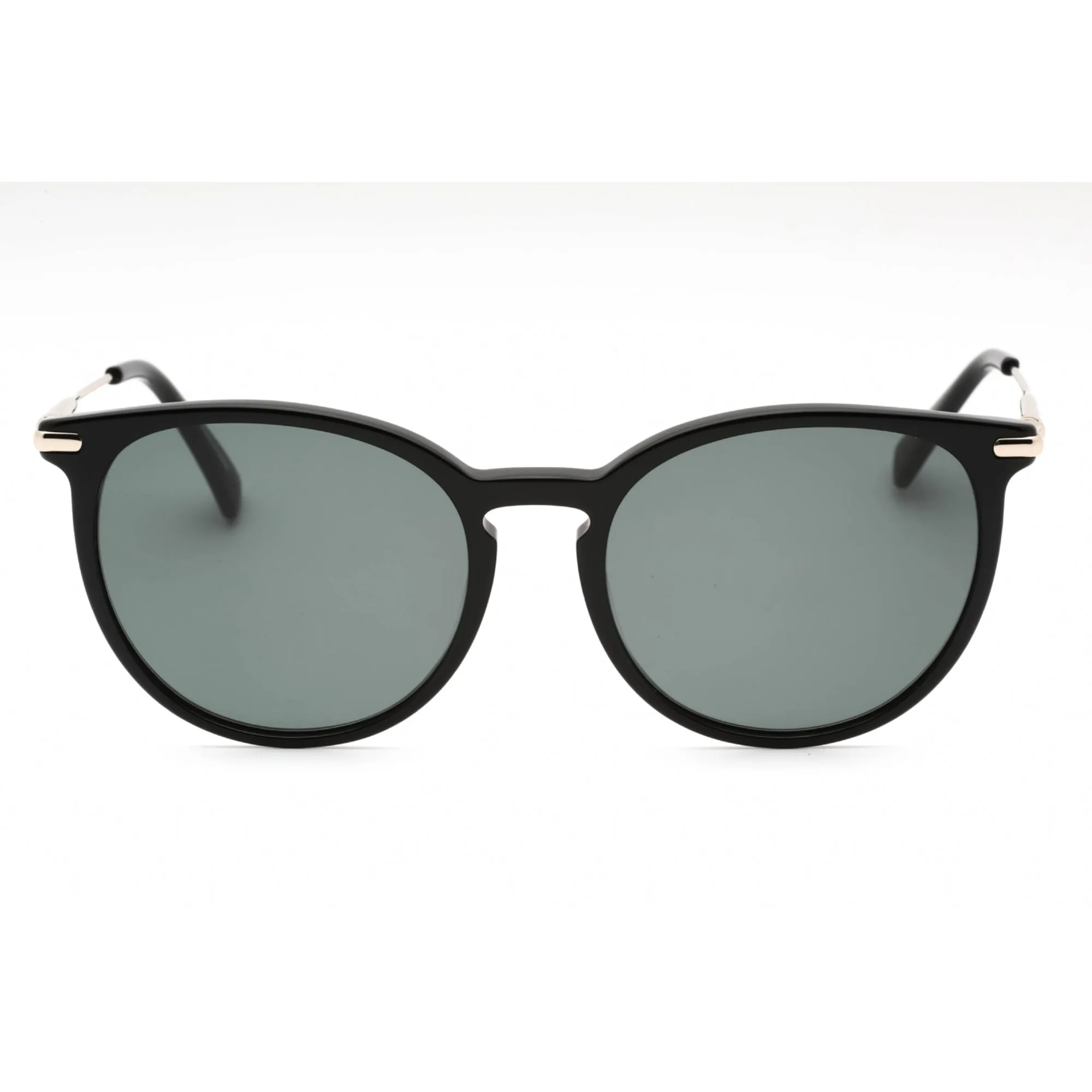 Longchamp Women's Sunglasses - Black Acetate Full Rim Frame Green Lens | LO646S 001