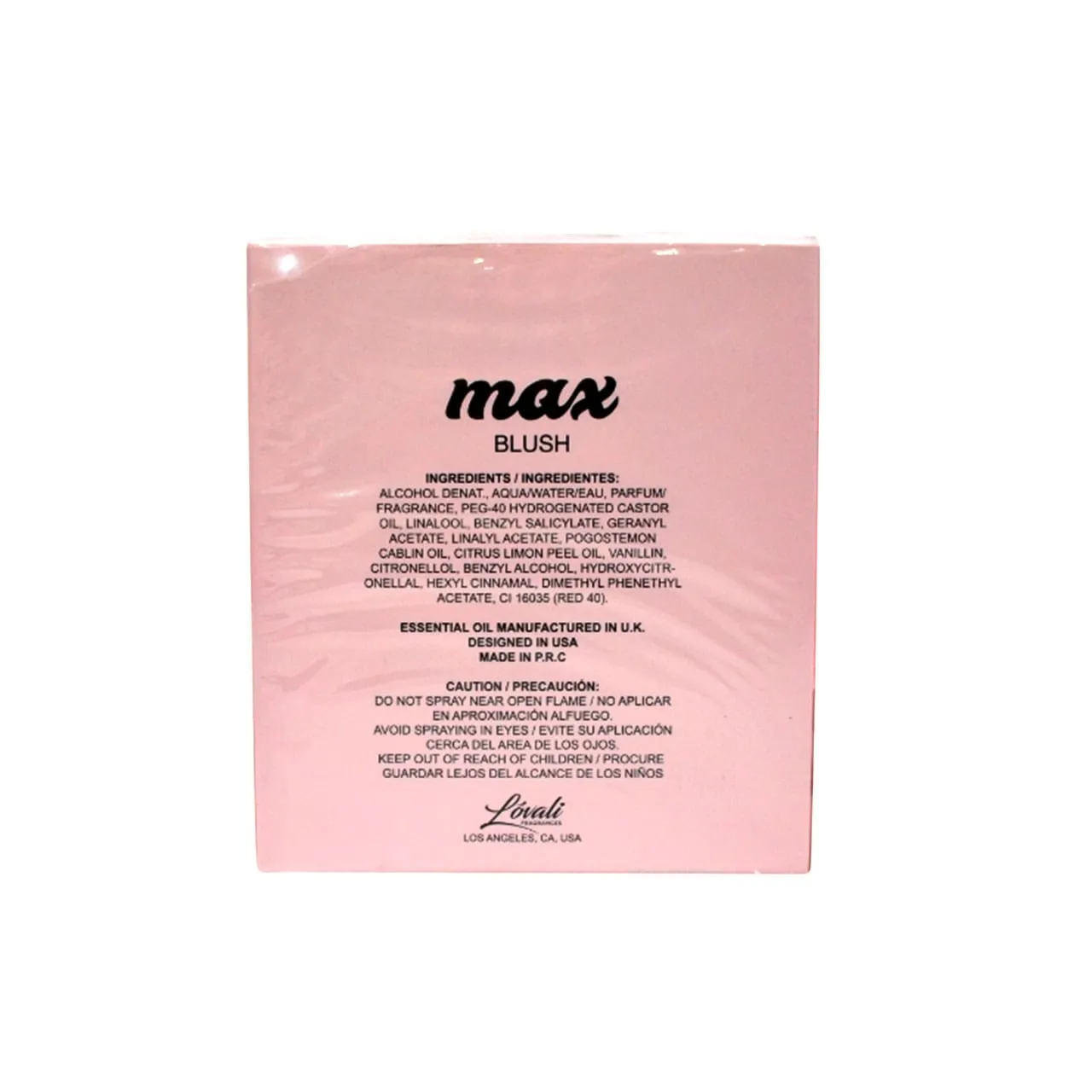 Lovali Max Blush Eau De Parfum 100ml