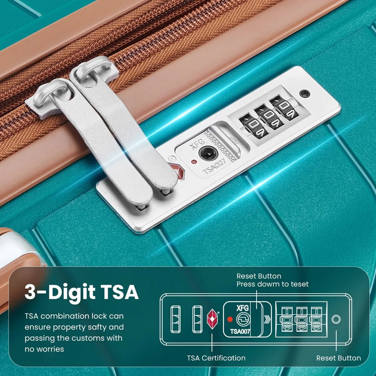 Luggage Sets 4 Piece(14/20/24/28)
