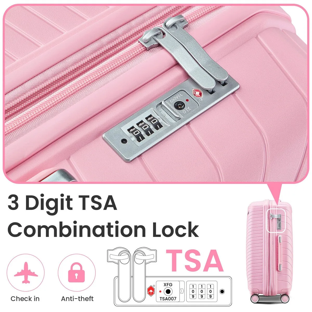 Luggage Sets 4 Piece(14/20/24/28)