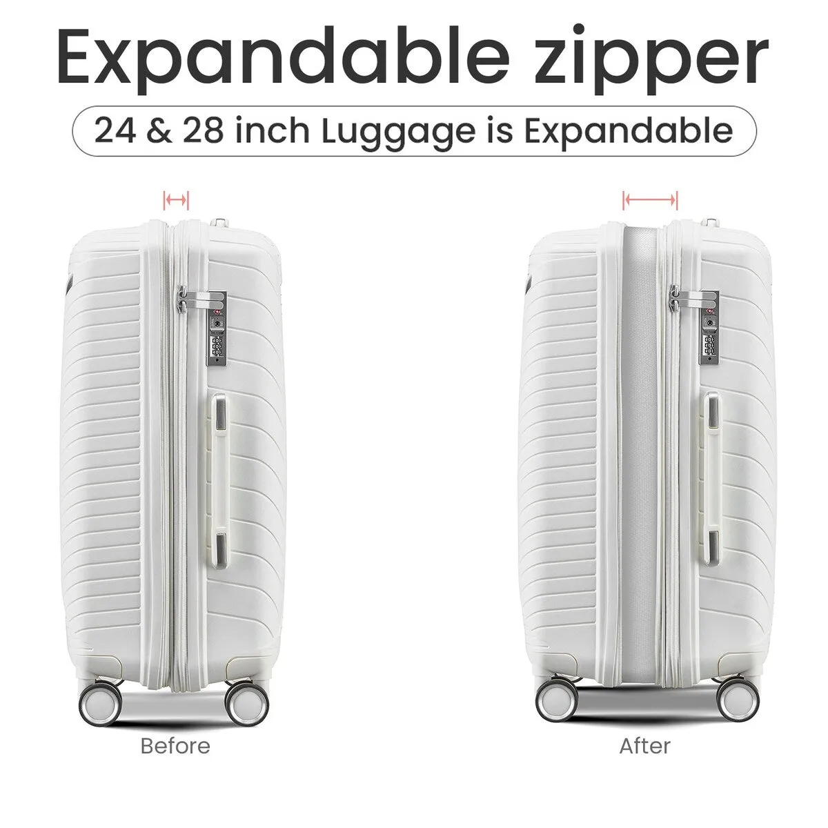 Luggage Sets 4 Piece(14/20/24/28)