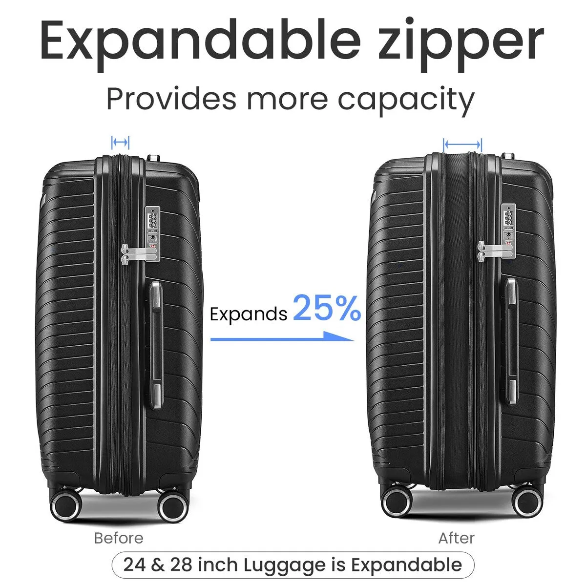 Luggage Sets 4 Piece(14/20/24/28)