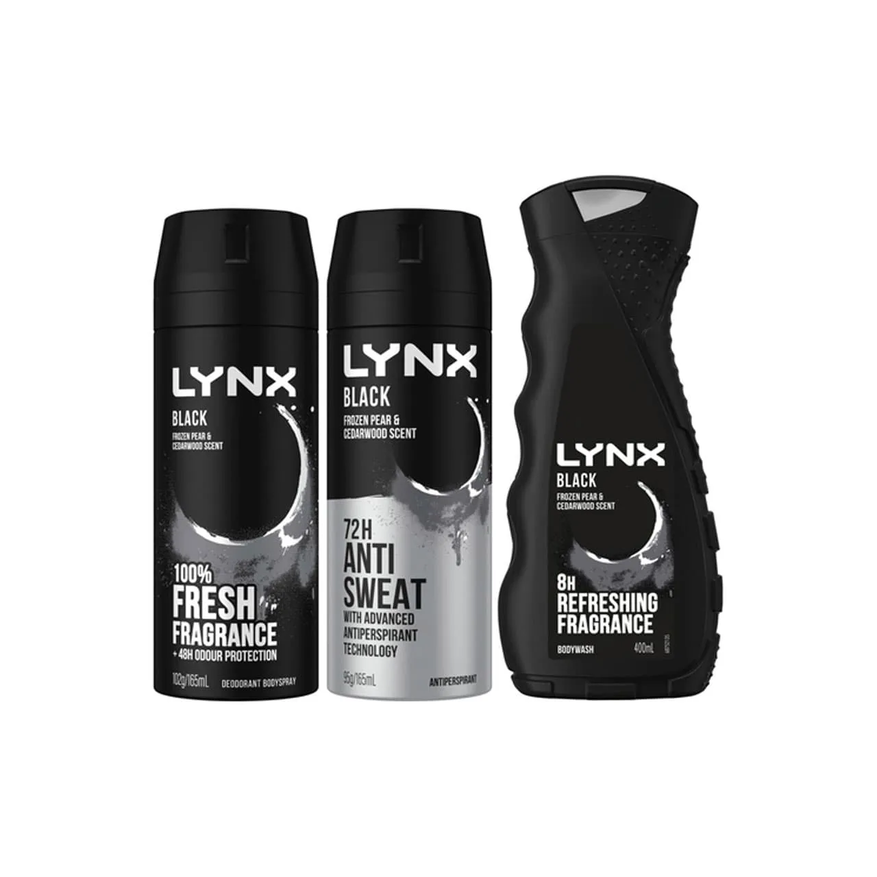 Lynx The Essentials Trio Black Gift Set