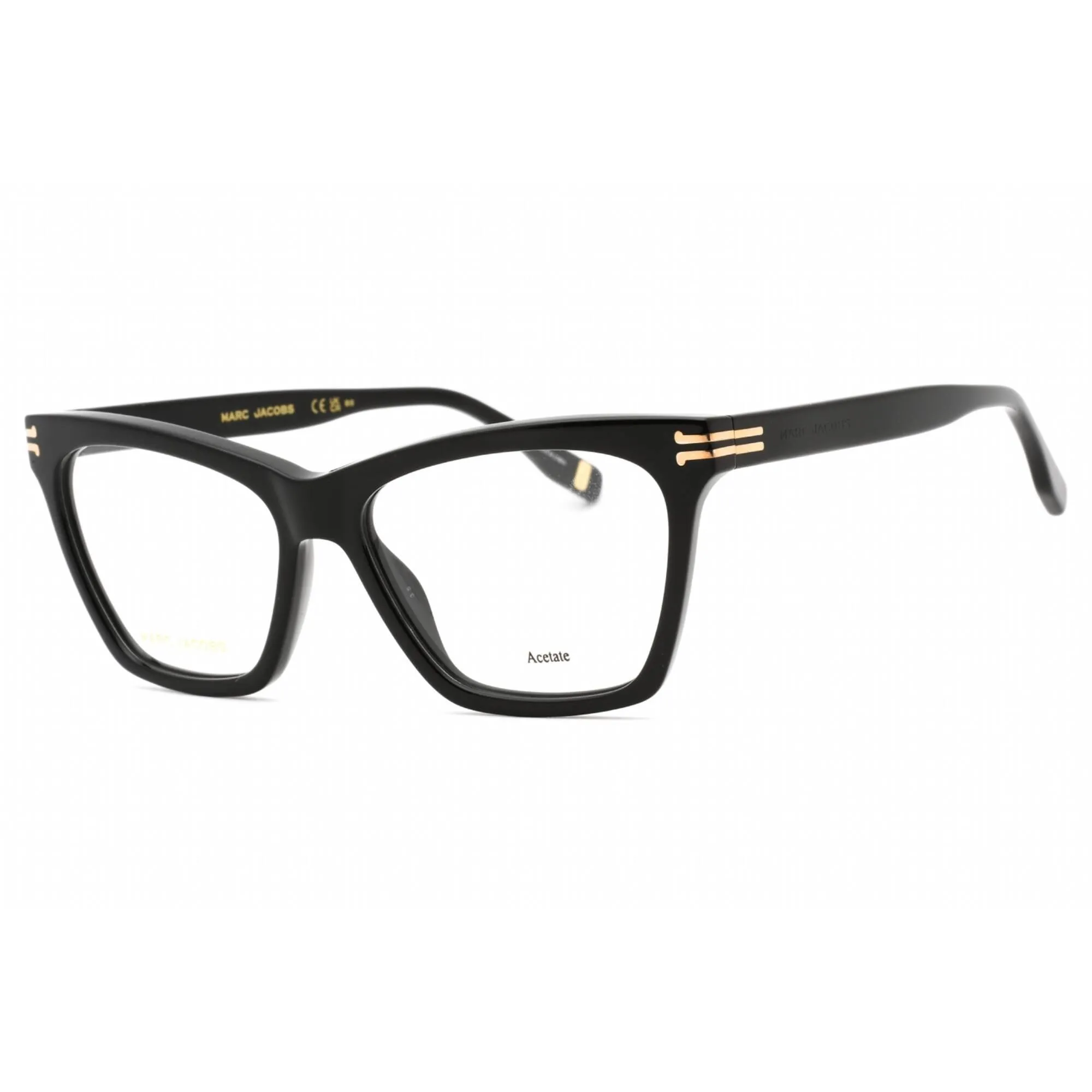 Marc Jacobs Women's Eyeglasses - Black Plastic Full Rim Cat Eye | MJ 1039 0807 00