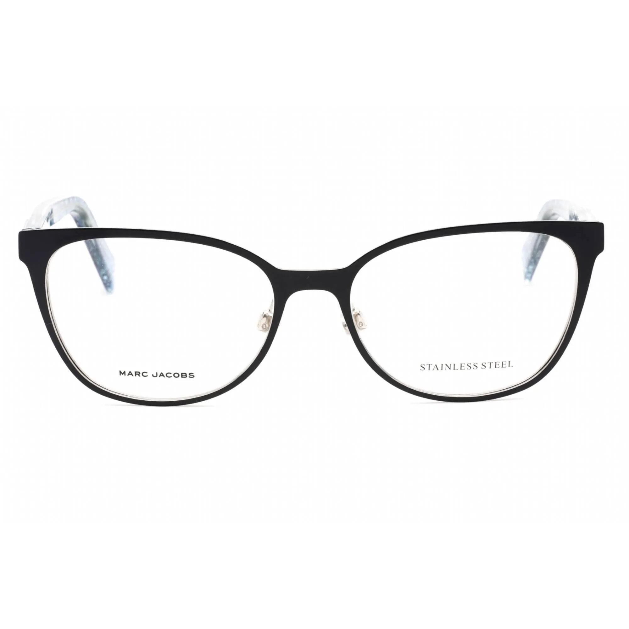 Marc Jacobs Women's Eyeglasses - Blue Metal Full Rim Square Frame | MARC 427 0PJP 00