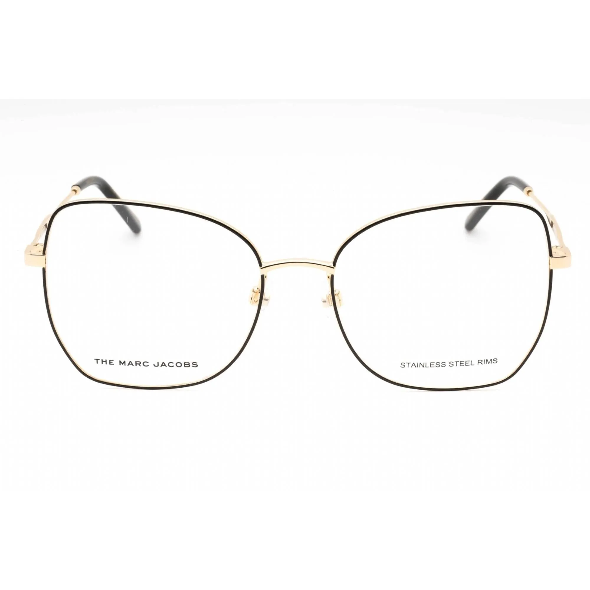 Marc Jacobs Women's Eyeglasses - Gold Black Butterfly Metal Frame | MARC 621 0RHL 00