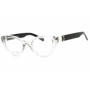 Marc Jacobs Women's Eyeglasses - Grey Black Full Rim Cat Eye Frame | MARC 651 0R6S 00