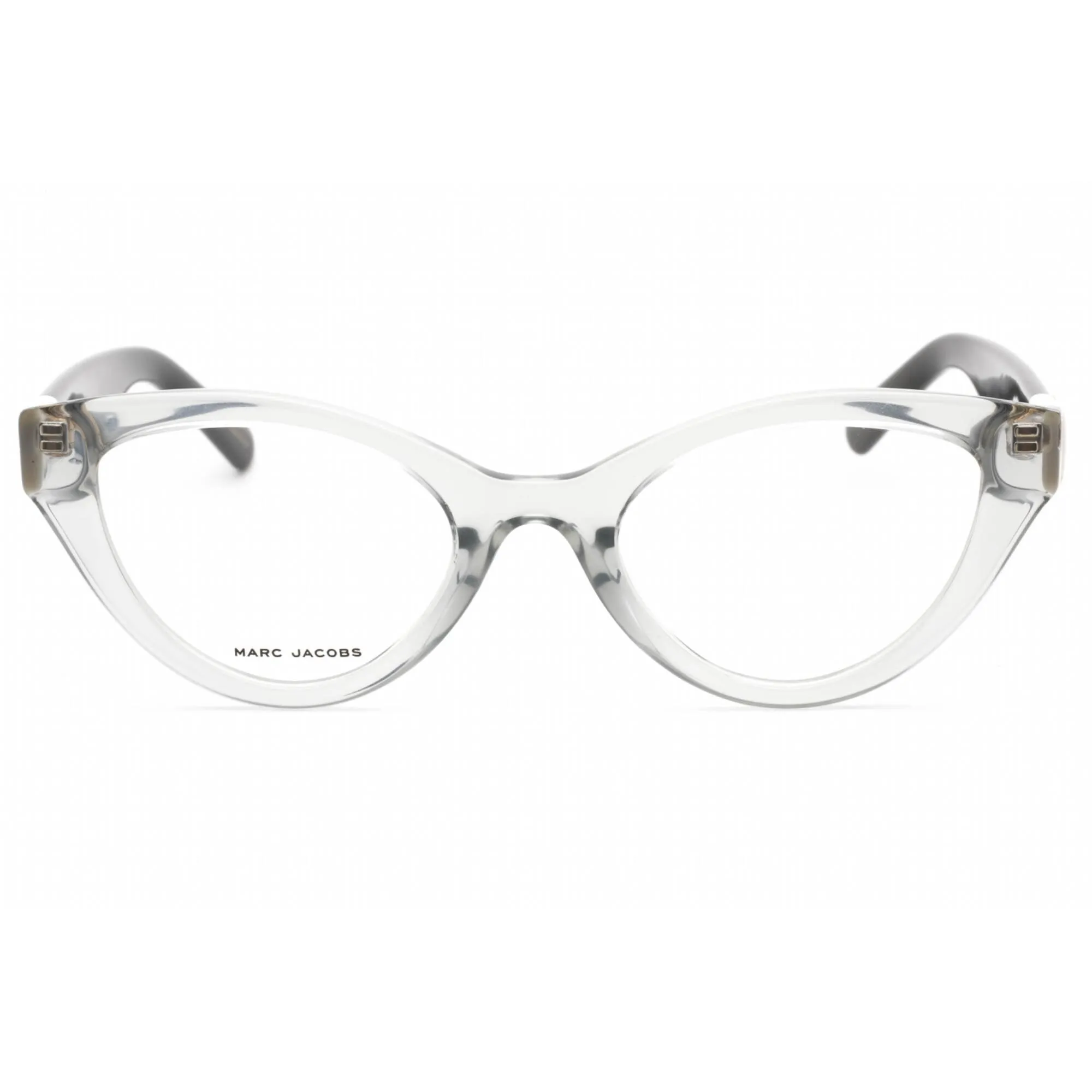 Marc Jacobs Women's Eyeglasses - Grey Black Full Rim Cat Eye Frame | MARC 651 0R6S 00
