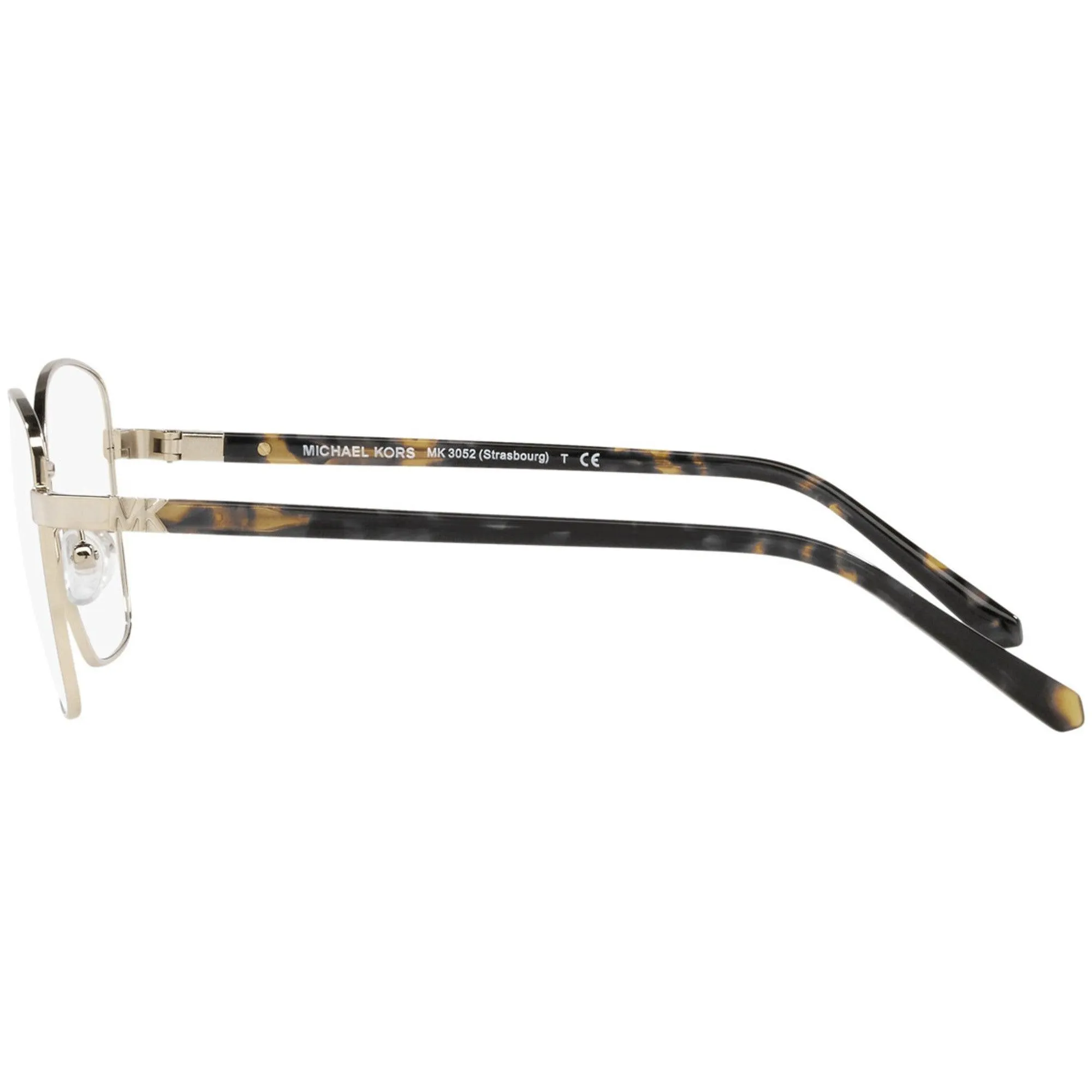 Michael Kors Women's Eyeglasses - Light Gold Cat Eye Full Rim Frame | 0MK3052 1014