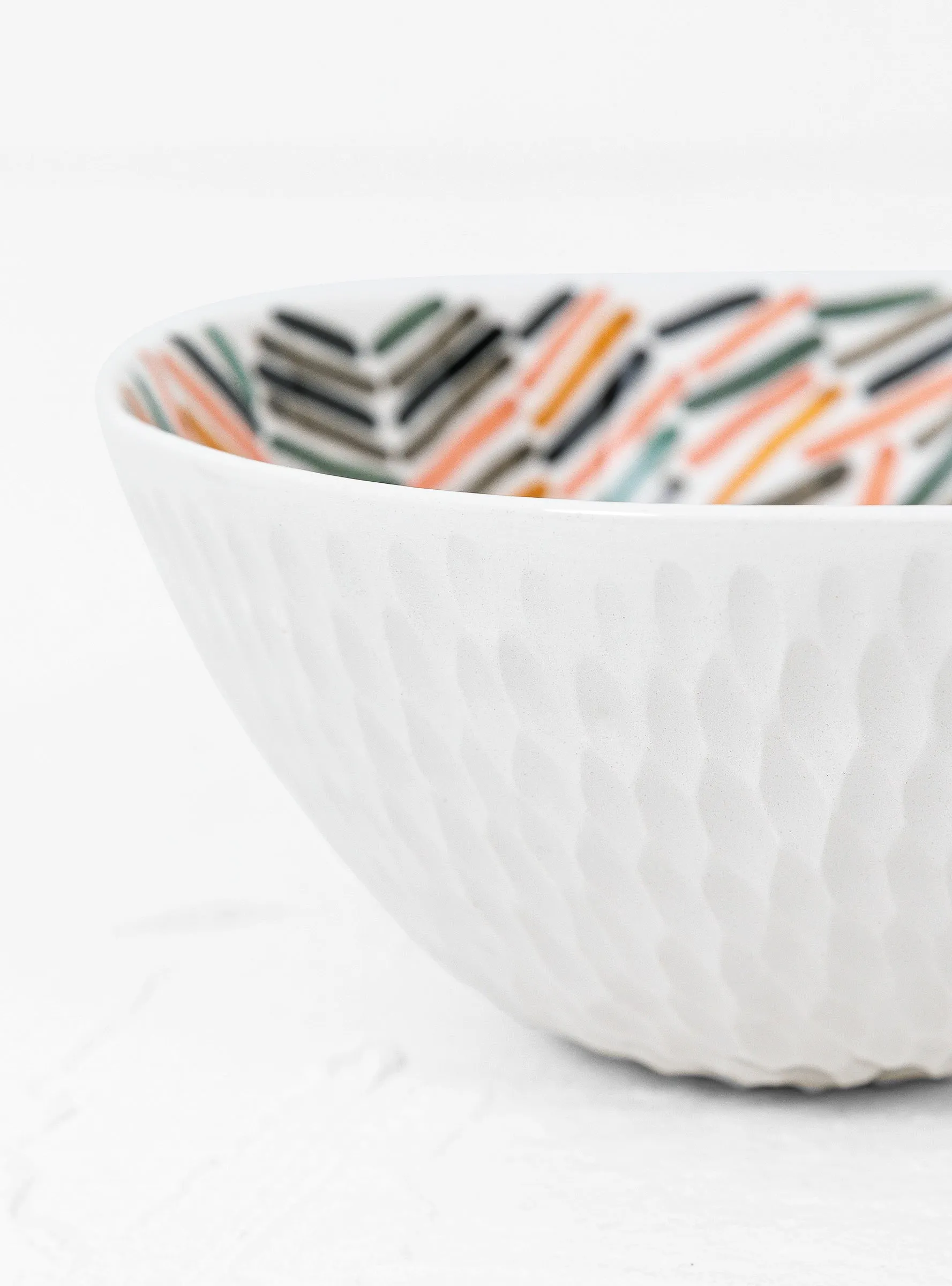 Multicolour Lines Bowl n49