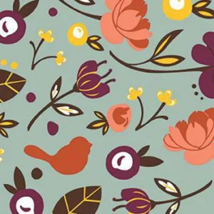 Nora Fleming Finch Cocktail Napkins - 20 Pack