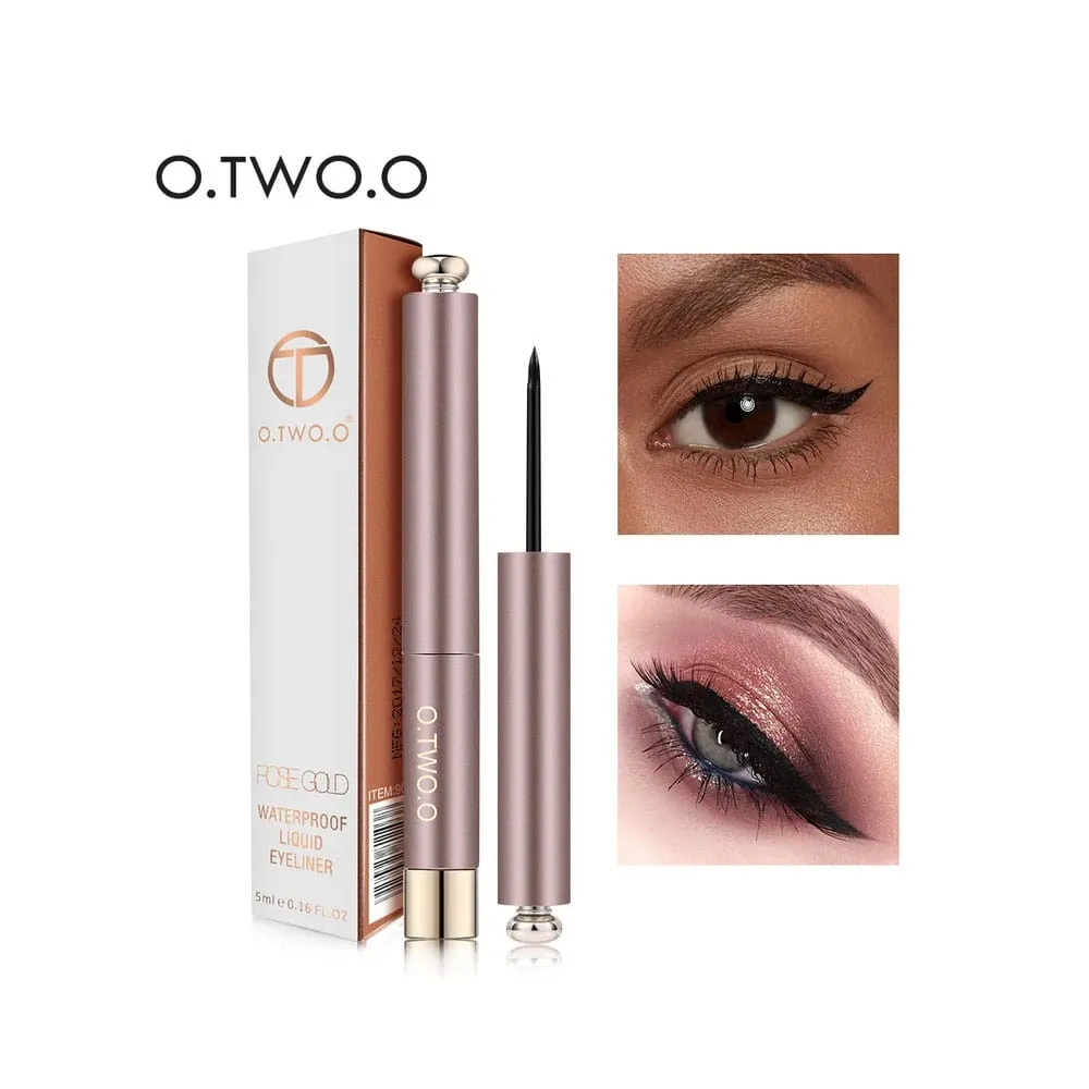 O.TWO.O Rose Gold Waterproof Liquid Eyeliner 5ml
