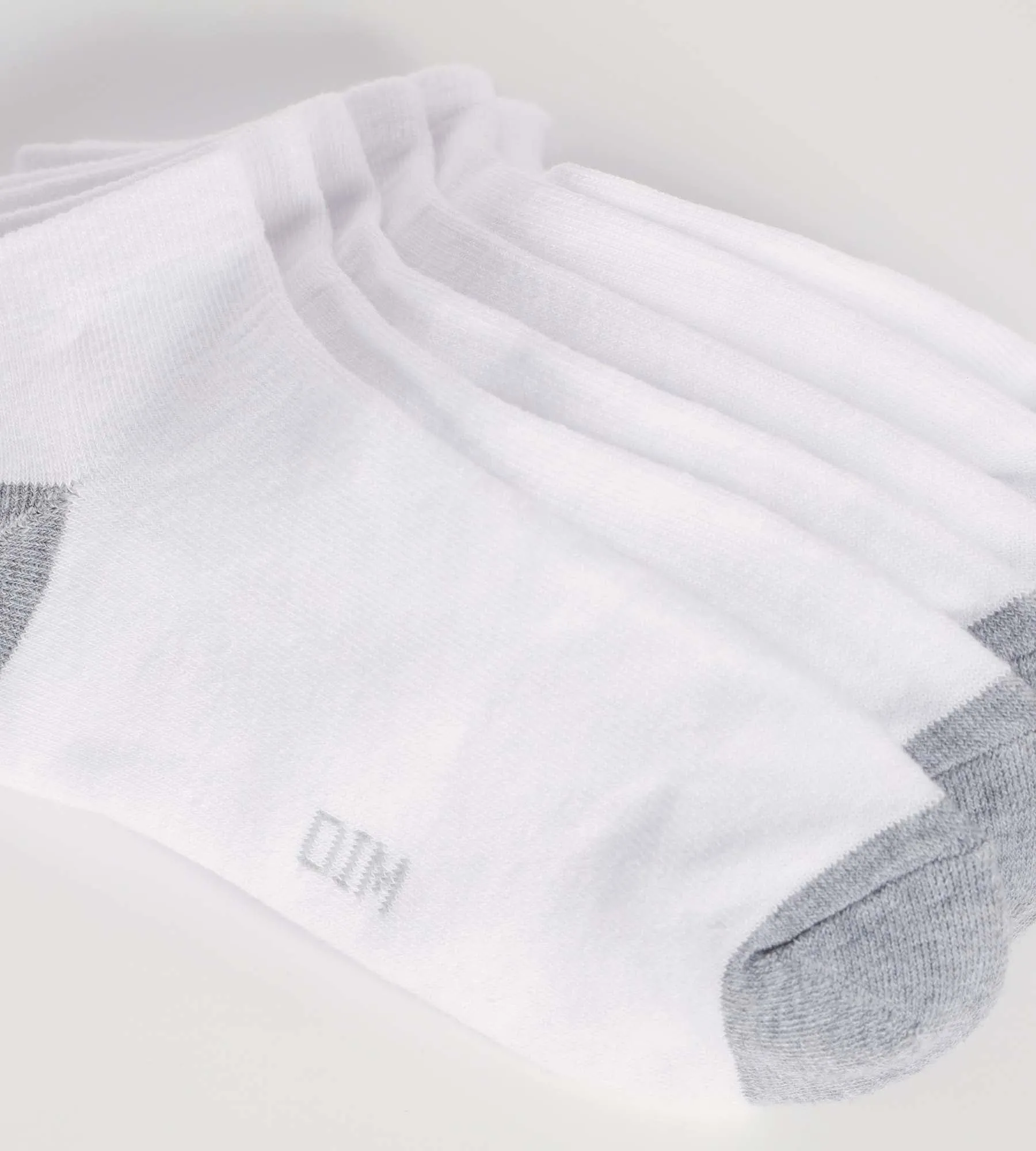 Pack of 3 pairs of women's cotton socks White Grey EcoDim Sport