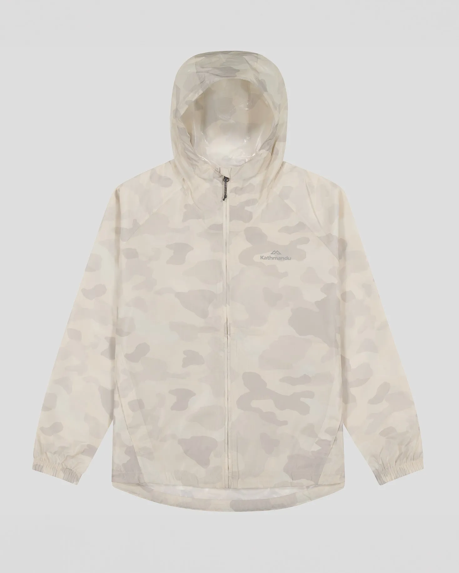 Pocket-it 2L Women's Rain Jacket v4 - Natural Tree Camo Print