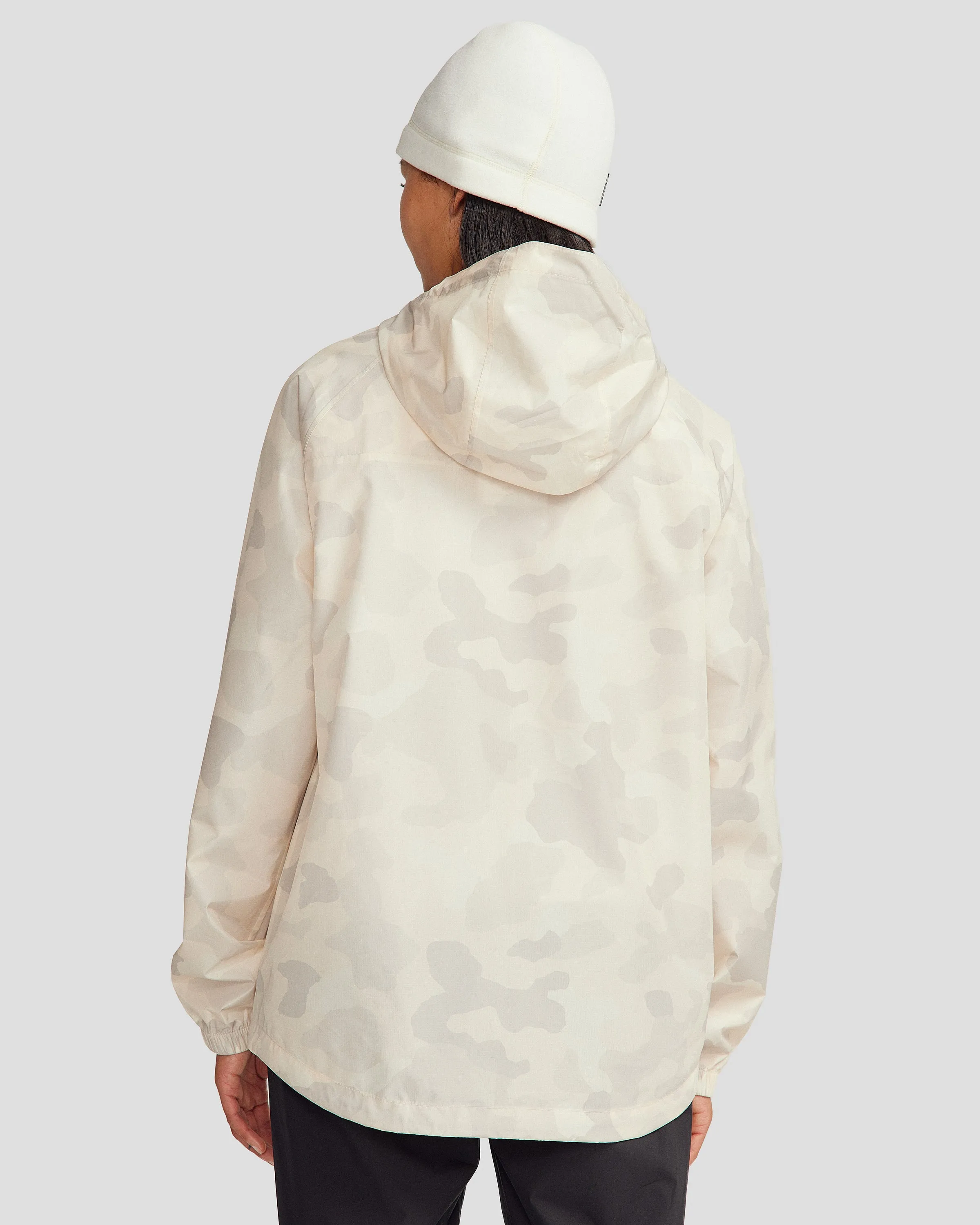 Pocket-it 2L Women's Rain Jacket v4 - Natural Tree Camo Print