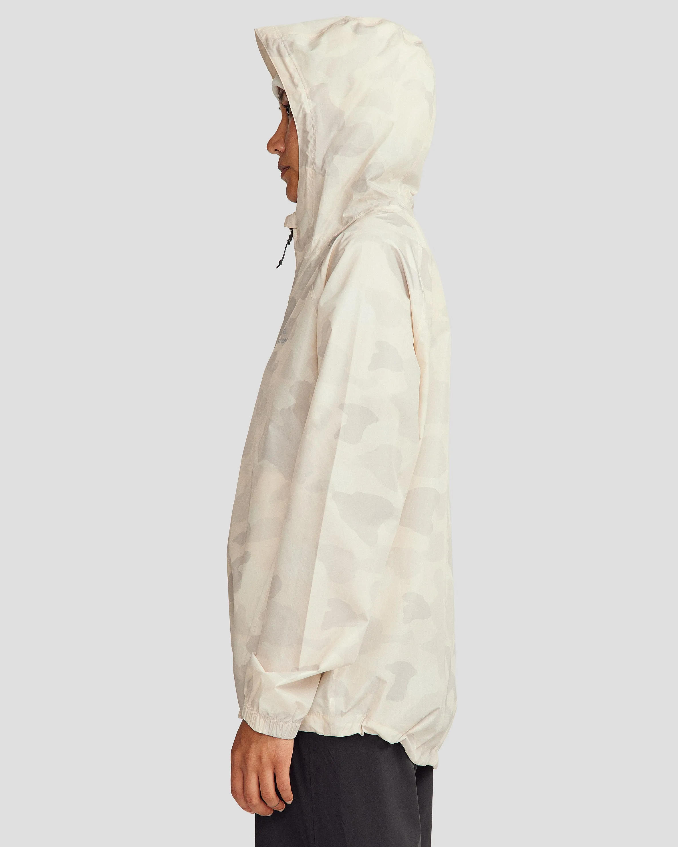 Pocket-it 2L Women's Rain Jacket v4 - Natural Tree Camo Print