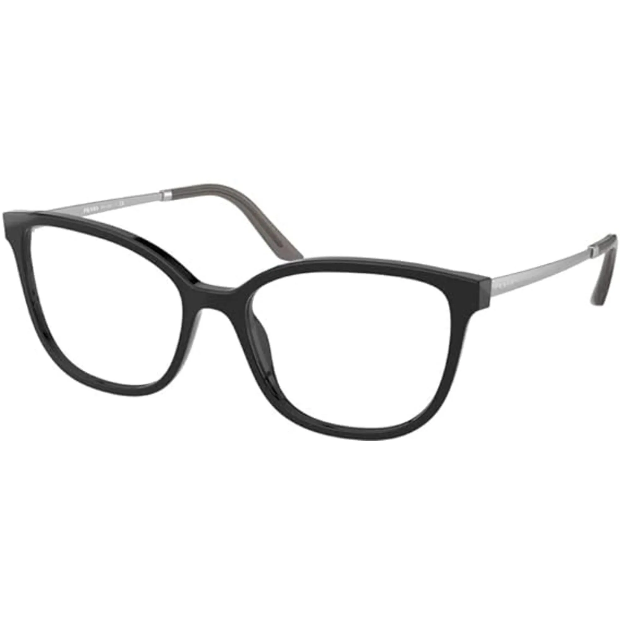 Prada Women's Eyeglasses - Black Plastic Butterfly Frame | PRADA 0PR 07WV 1AB1O152